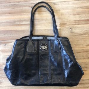 Coach Black Leather Bag